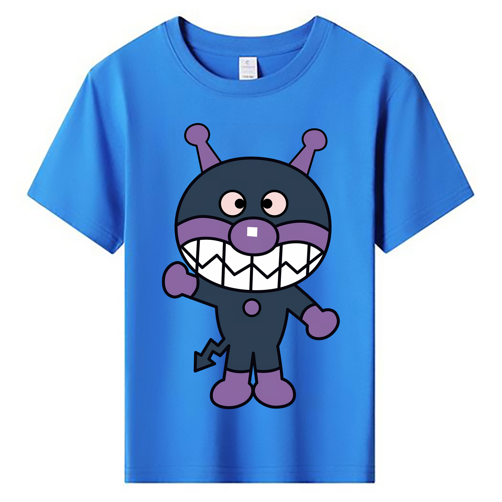 （画像用） アンパンマン Anpanman 綿100％キッズTシャツ（フロントプリント）